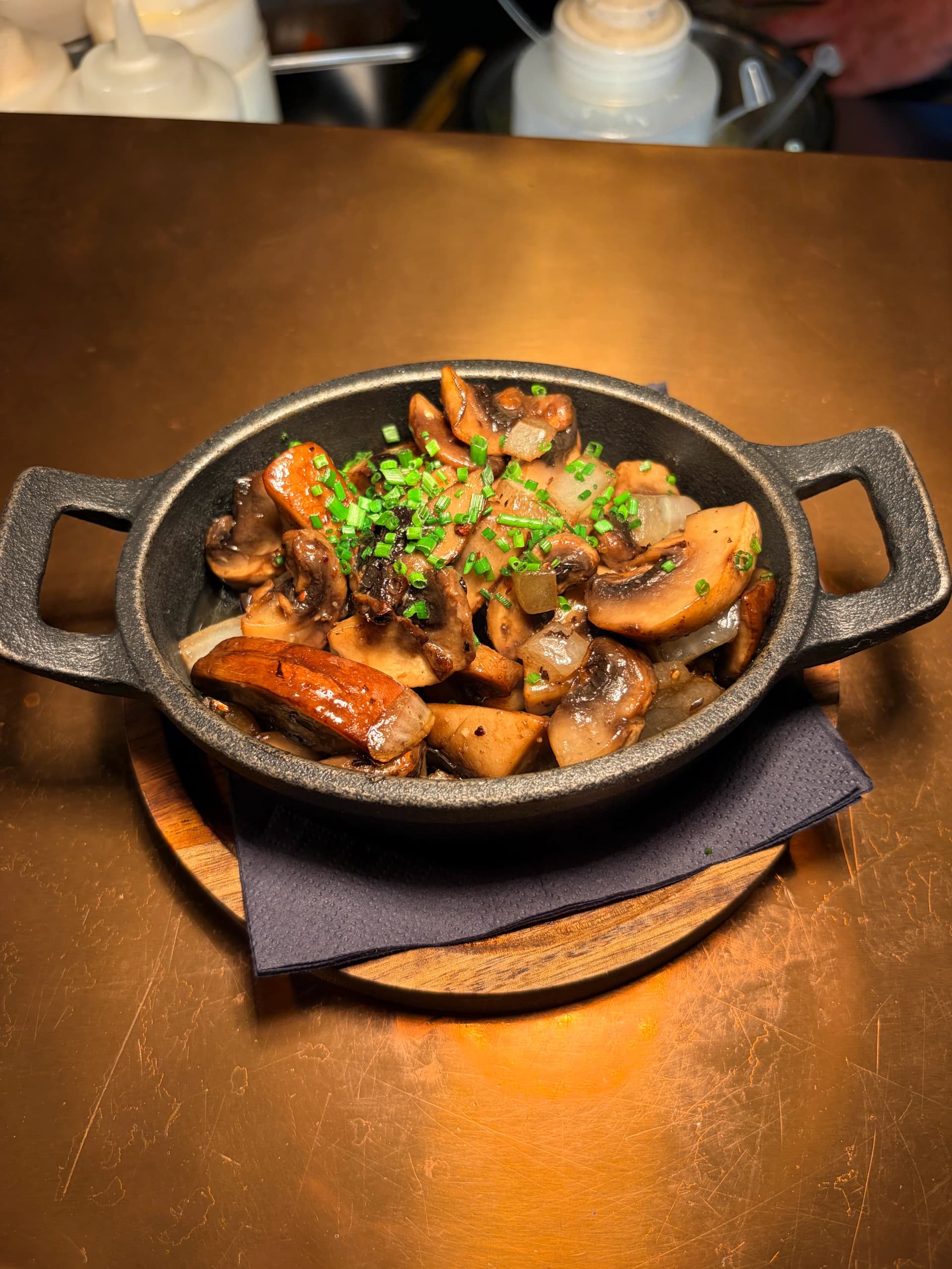 Fire Roasted Wild Mushrooms